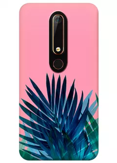 Чехол для Nokia 6 2018 - Пальмовые листья