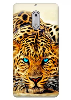 Чехол для Nokia 6 - Леопард