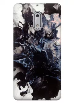 Чехол для Nokia 6 - Взрыв мрамора
