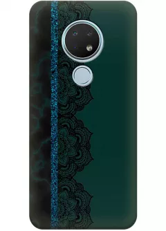 Чехол для Nokia 6.2 - Зелёная мандала