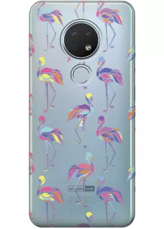 Чехол для Nokia 6.2 - Экзотические птицы