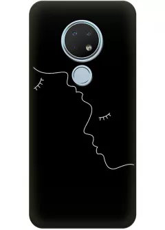 Чехол для Nokia 6.2 - Романтичный силуэт