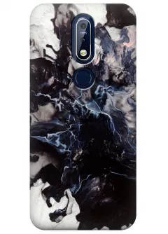 Чехол для Nokia 7.1 - Взрыв мрамора
