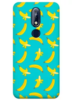 Чехол для Nokia 7.1 Plus - Бананы
