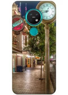 Чехол для Nokia 7.2 - Ночная улица