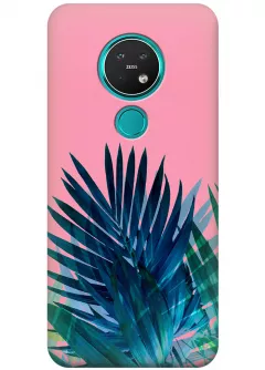 Чехол для Nokia 7.2 - Тропические листья