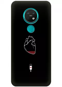 Чехол для Nokia 7.2 - Уставшее сердце