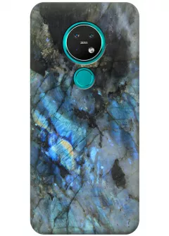 Чехол для Nokia 7.2 - Синий мрамор