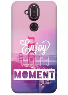 Чехол для Nokia 8.1 - Enjoy moment