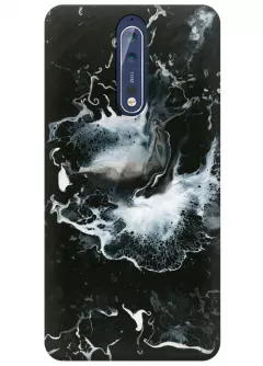 Чехол для Nokia 8 - Мрамор