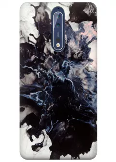 Чехол для Nokia 8 - Взрыв мрамора