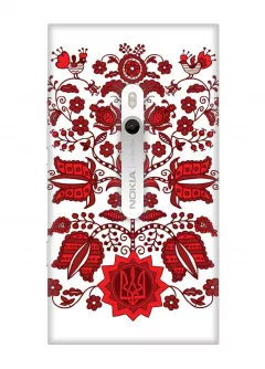 Чехол для Nokia Lumia 800 - украинская вышиванка