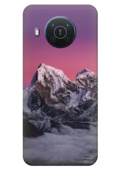 Чехол для Nokia X20 - Снежные горы