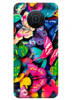Чехол для Nokia X20 - Бабочи