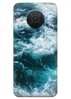 Чехол для Nokia X20 - Неспокойное море