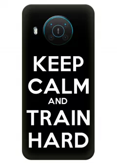 Чехол для Nokia X20 - Train Hard