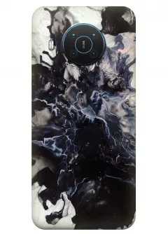 Чехол для Nokia X20 - Взрыв мрамора