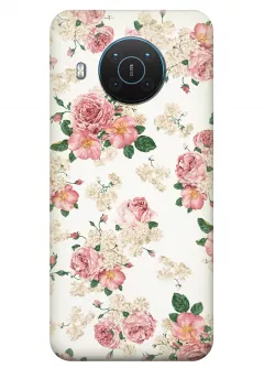 Чехол для Nokia X20 - Букеты цветов