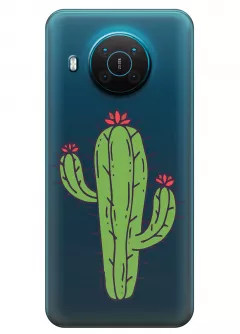 Чехол для Nokia X10 - Тропический кактус
