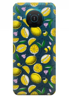 Чехол для Nokia X10 - Лимоны