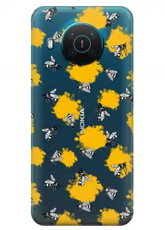 Чехол для Nokia X10 - Пчелы
