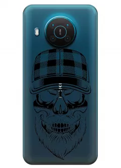 Чехол для Nokia X20 - Бородатый череп
