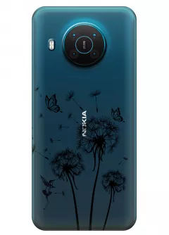 Чехол для Nokia X20 - Одуванчики