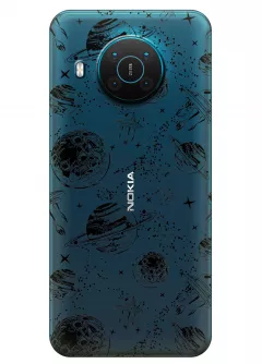 Чехол для Nokia X10 - Планеты