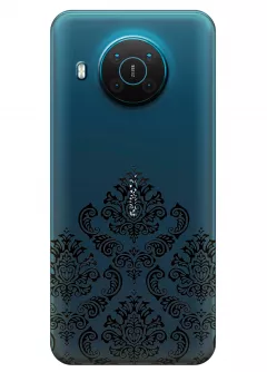 Чехол для Nokia X10 - Черная Мандала