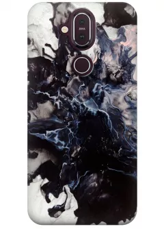 Чехол для Nokia X7 - Взрыв мрамора