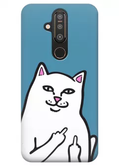 Чехол для Nokia X71 - Кот с факами