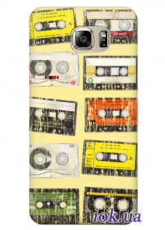 Чехол для Galaxy Note 5 - Ретро кассеты