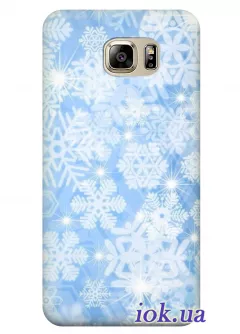 Чехол для Galaxy Note 5 - Снежинки