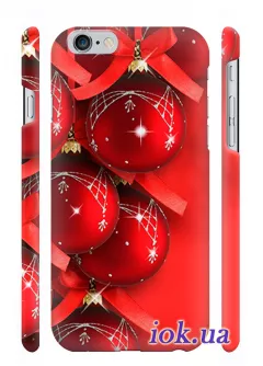 Чехол для iPhone 6 Plus - Новогодние шарики