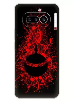 Бампер для Nothing Phone (4a) из силикона - Сила крови Шарингана