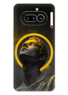 Nothing Phone (4a) чехол силиконовый с дизайнерским рисунком искусства - Статуя 23