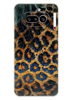 Nothing Phone 4A силиконовый чехол c зверинным паттерном - Дизайн 18