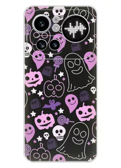 Чехол для Nothing Phone 4A Pro - Halloween Ghosts