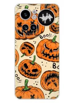Чехол с тыквами для Nothing Phone 4A Pro - Boo Pumpkins