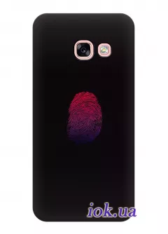 Чехол для Galaxy A3 2017 - Розовый отпечаток