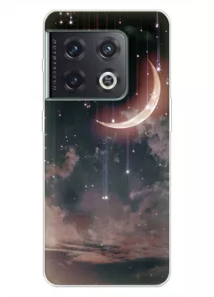 Качественный силиконовый чехол для OnePlus 10 Pro - Звездное небо