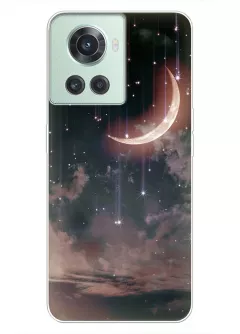 Качественный силиконовый чехол для OnePlus 10R - Звездное небо