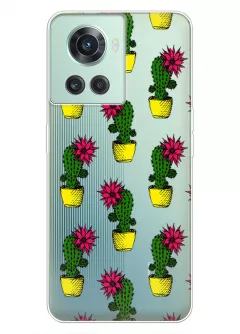Чехол для OnePlus 10R с тропическими кактусами