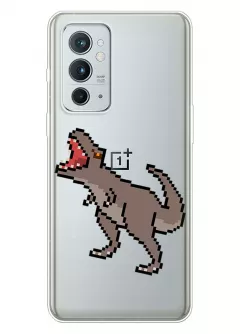 Чехол для OnePlus 9RT 5G с принтом - Пиксельный динозавр