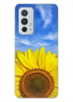 Красочный чехол на OnePlus 9RT 5G с цветком солнца - Подсолнух