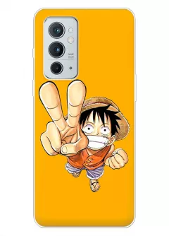 OnePlus 9RT 5G чехол - Ван-Пис One Piece радостное приветствие Луффи 