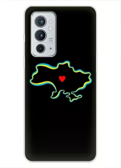 Чехол на OnePlus 9RT 5G для патриотов Украины - Love Ukraine