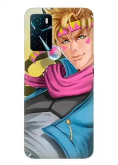 Чехол для OPPO A16 - Невероятные приключения ДжоДжо JoJo’s Bizarre Adventure обаятельный Дио Брандо