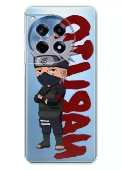 Бампер для OnePlus Ace 3 - Naruto Какаси Чиби, прозрачный силикон
