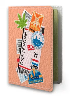 Обложка для паспорта -  Амстердам (Amsterdam)